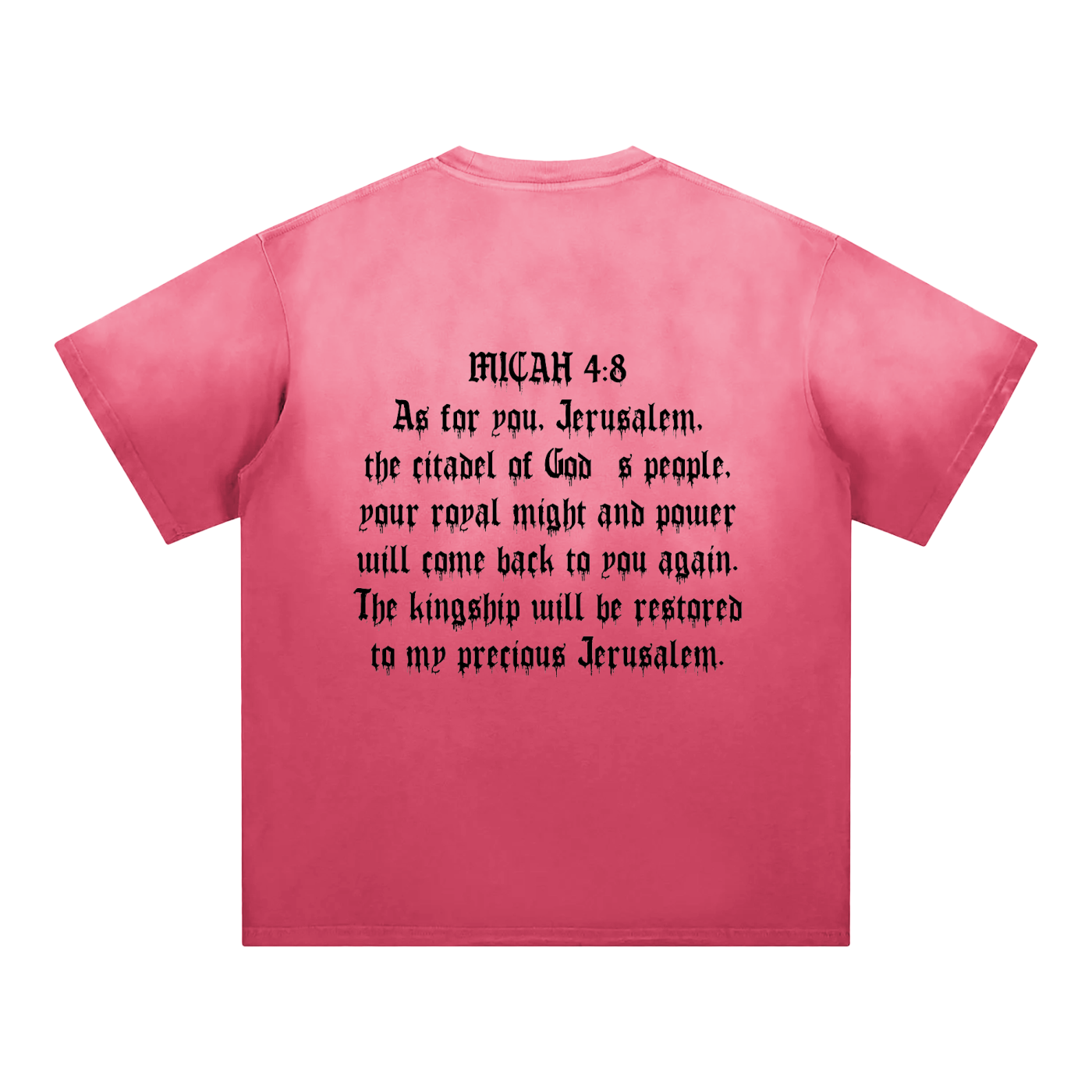 Jerusalem Citadel Tee (PINK)
