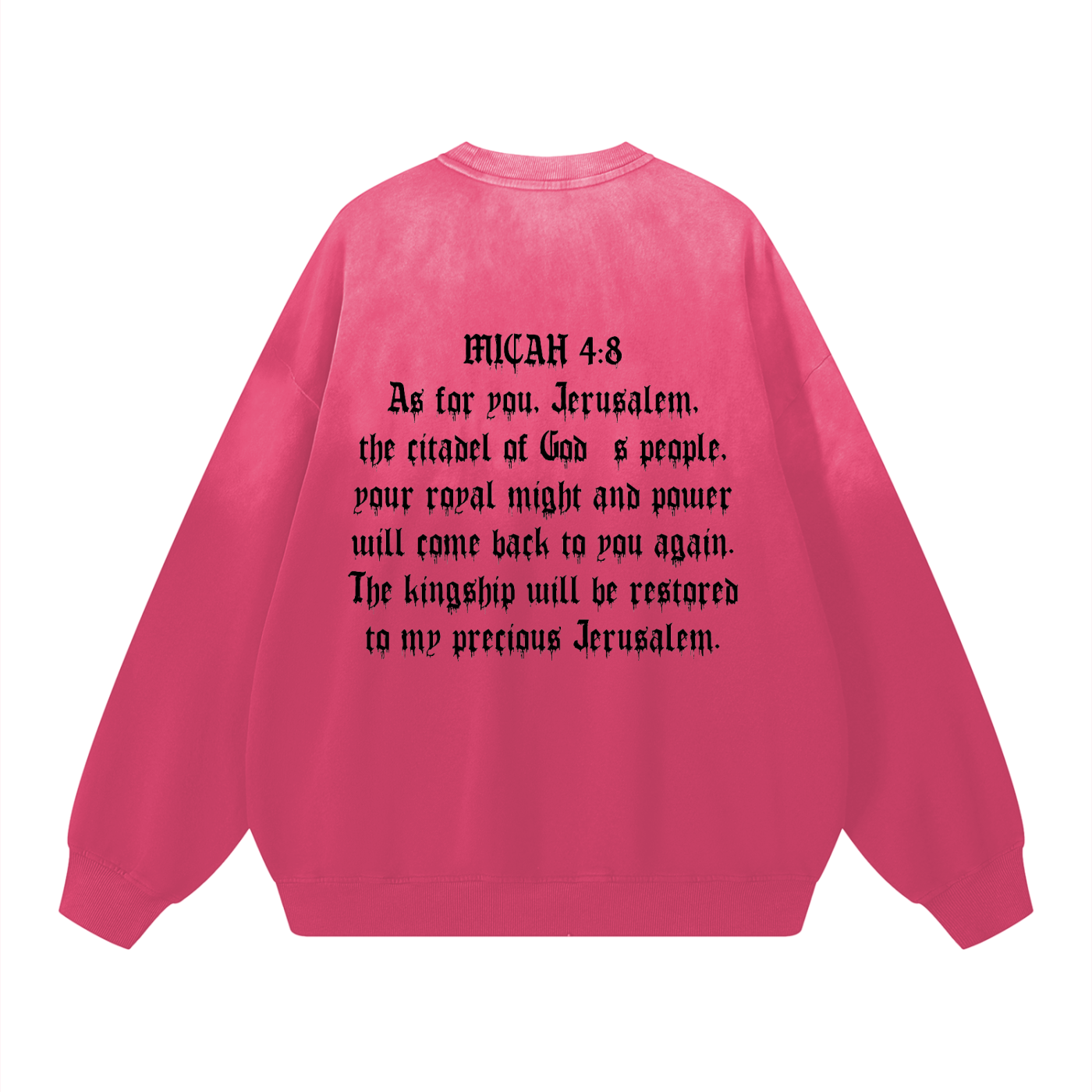 Jerusalem Citadel Crewneck (PINK)