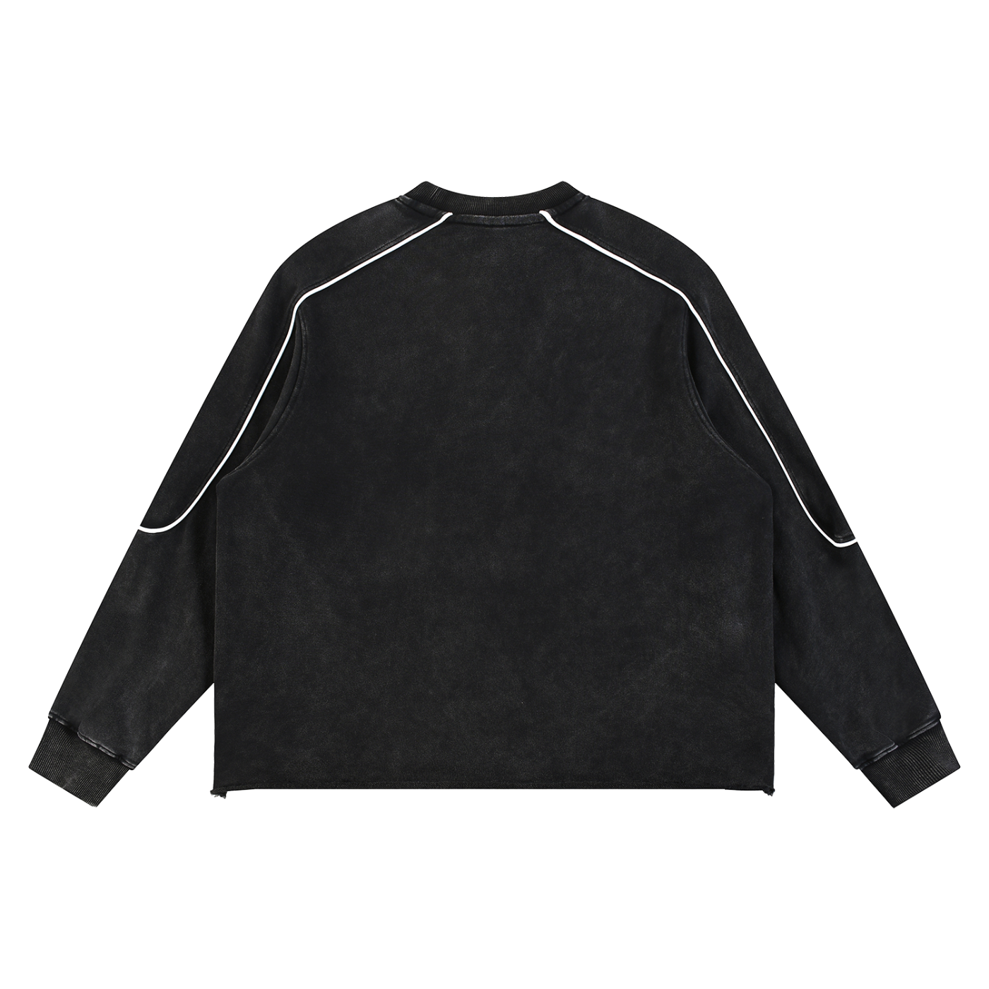 Thou Art Rich Raw Hem Crew Neck