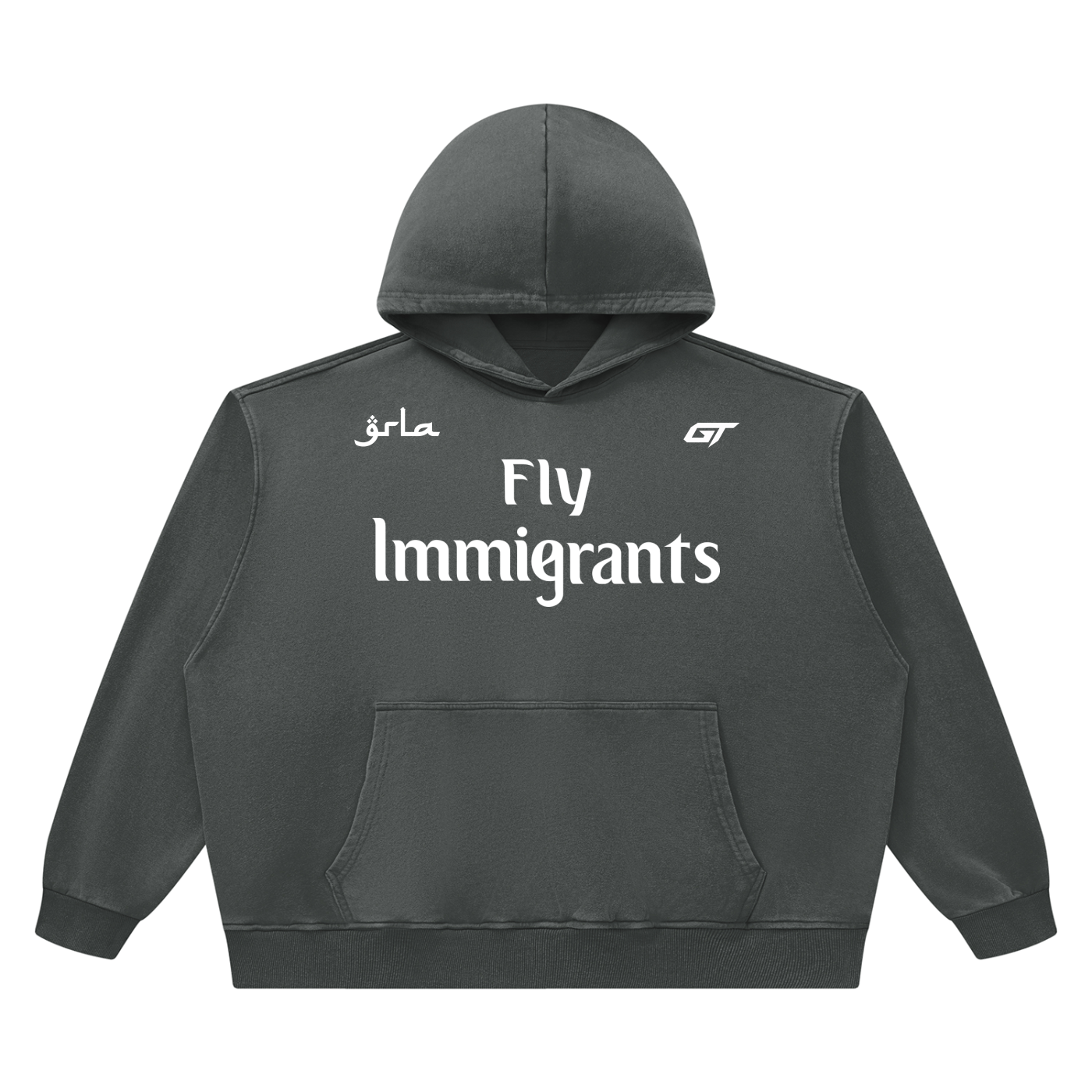 Fly Immigrants Vintage Hoodie