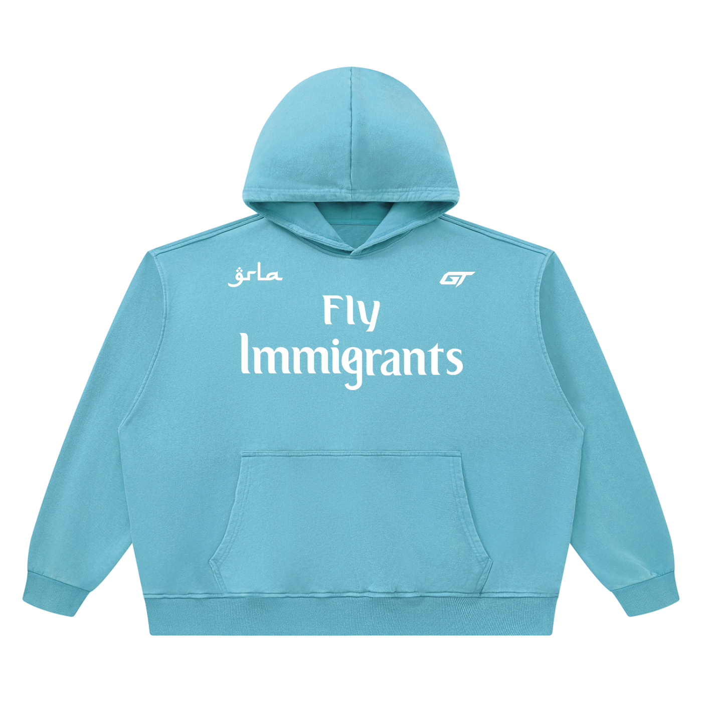 Fly Immigrants Vintage Hoodie