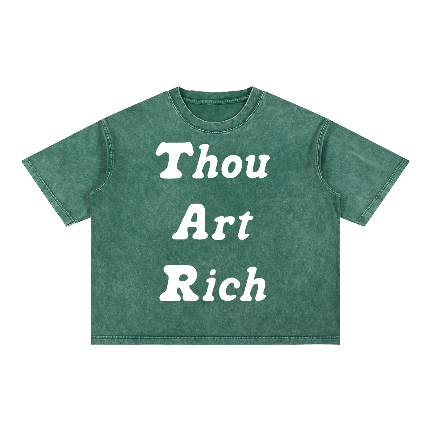 Thou Art Rich Mineral Wash Shirt
