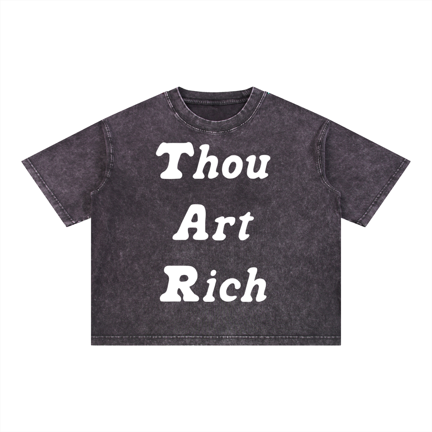 Thou Art Rich Mineral Wash Shirt