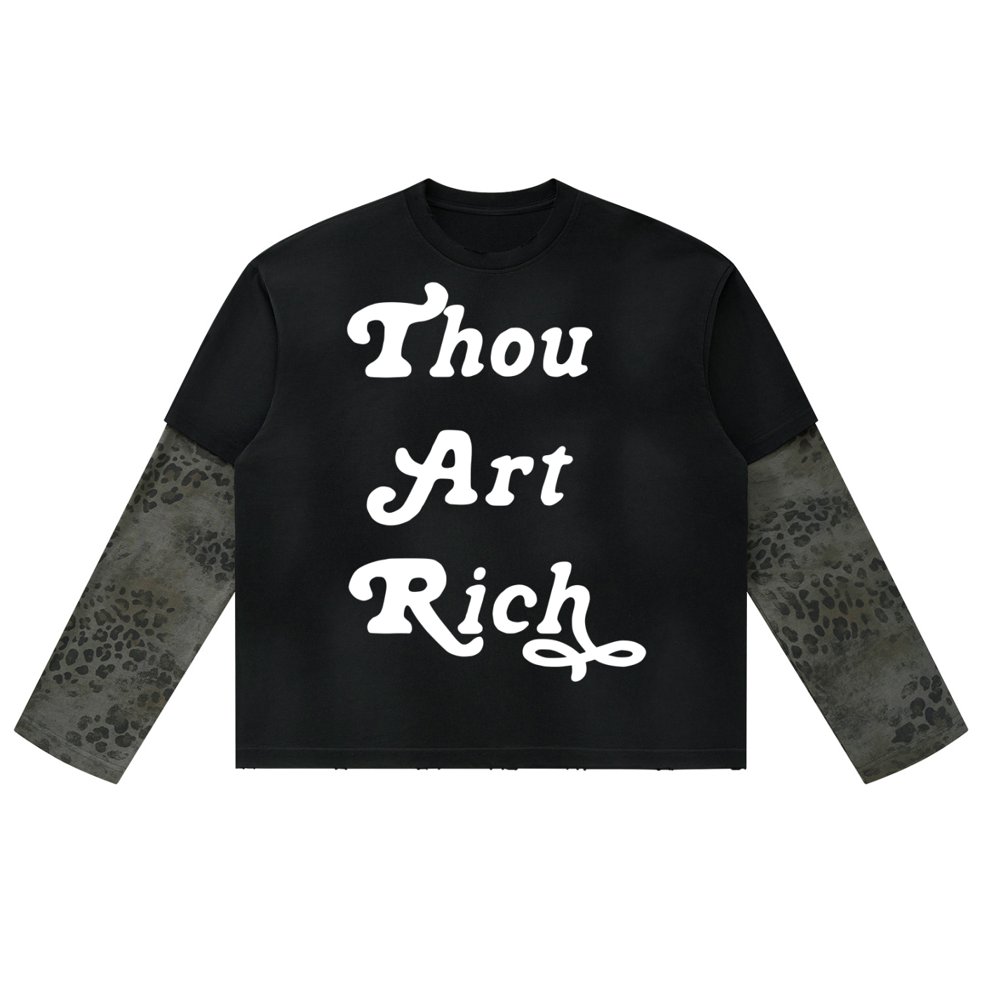 Thou Art Rich Leopard Shirt