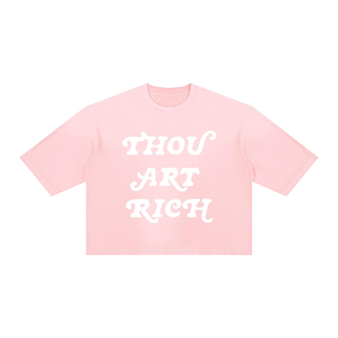Thou Art Rich Boxy Shirt