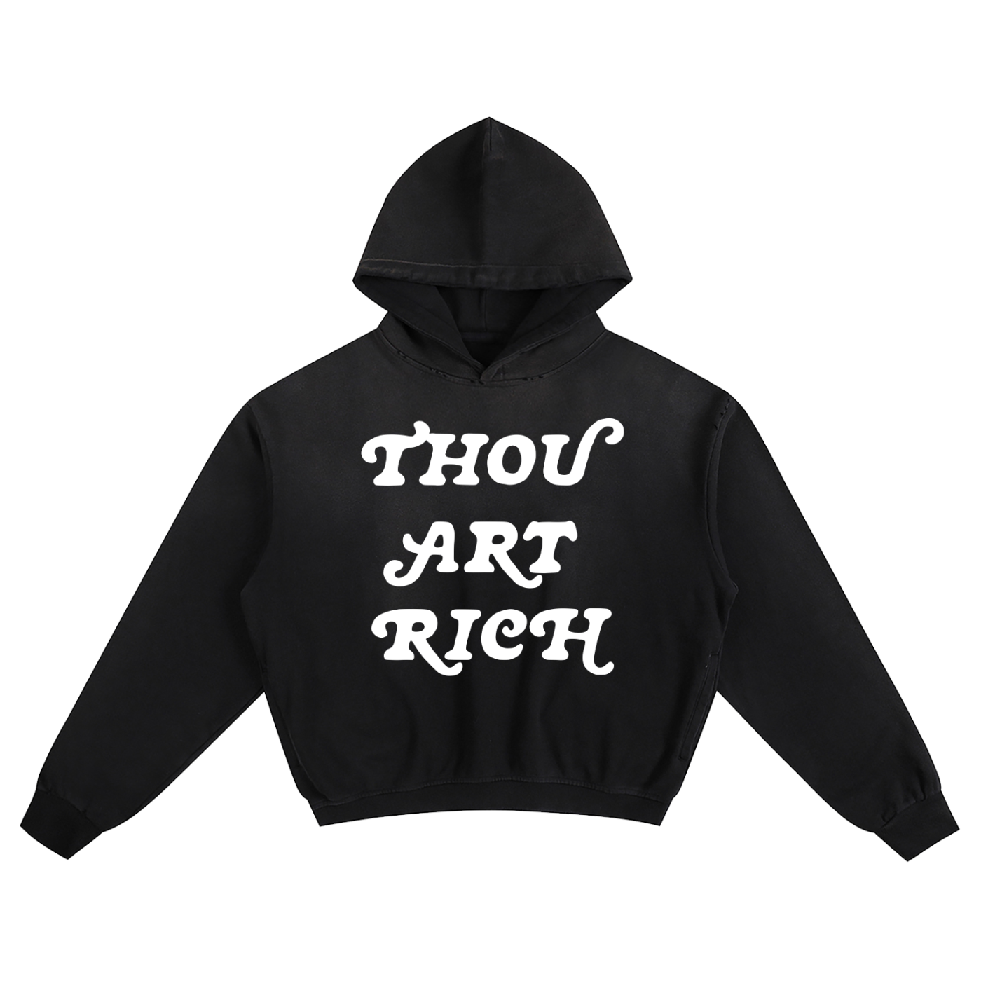 Thou Art Rich Boxy Hoodie
