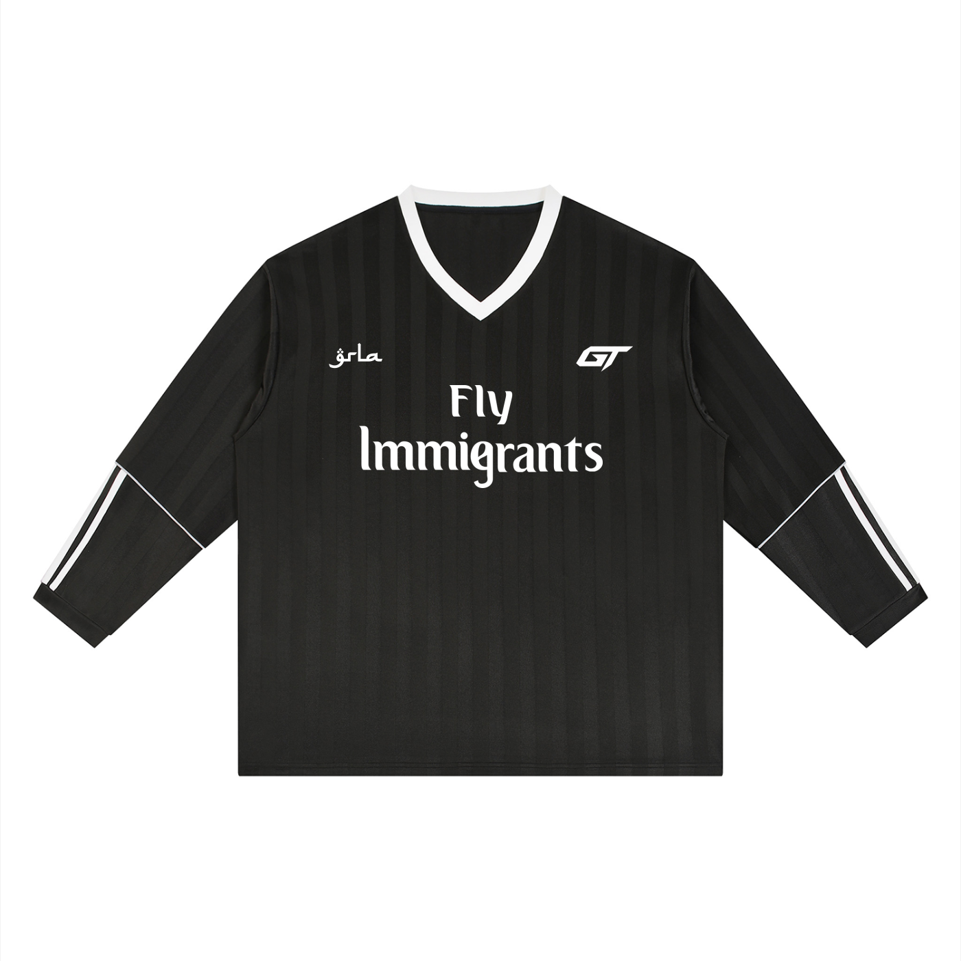 Fly Immigrants Striped Jersey