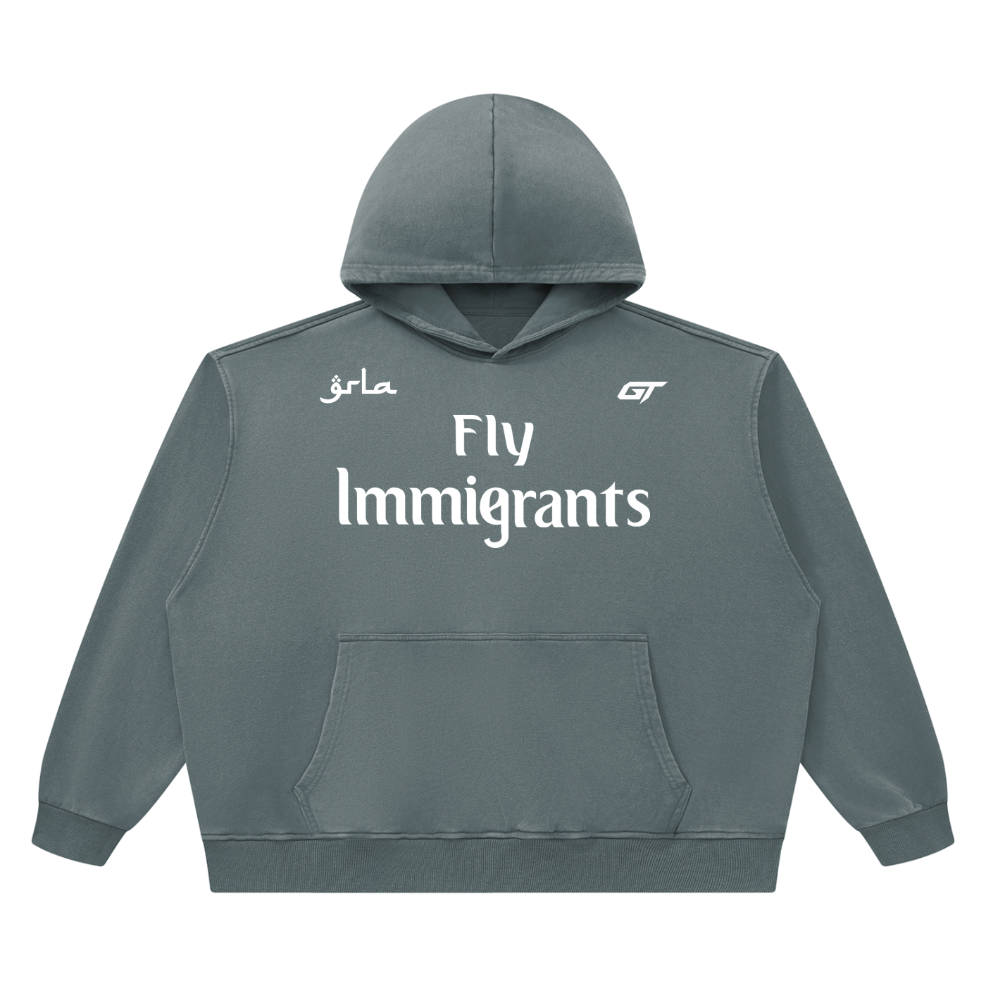 Fly Immigrants Vintage Hoodie