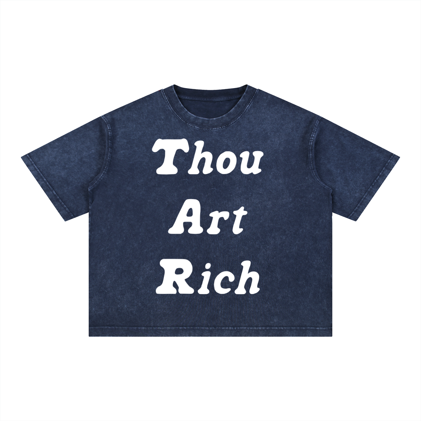 Thou Art Rich Mineral Wash Shirt