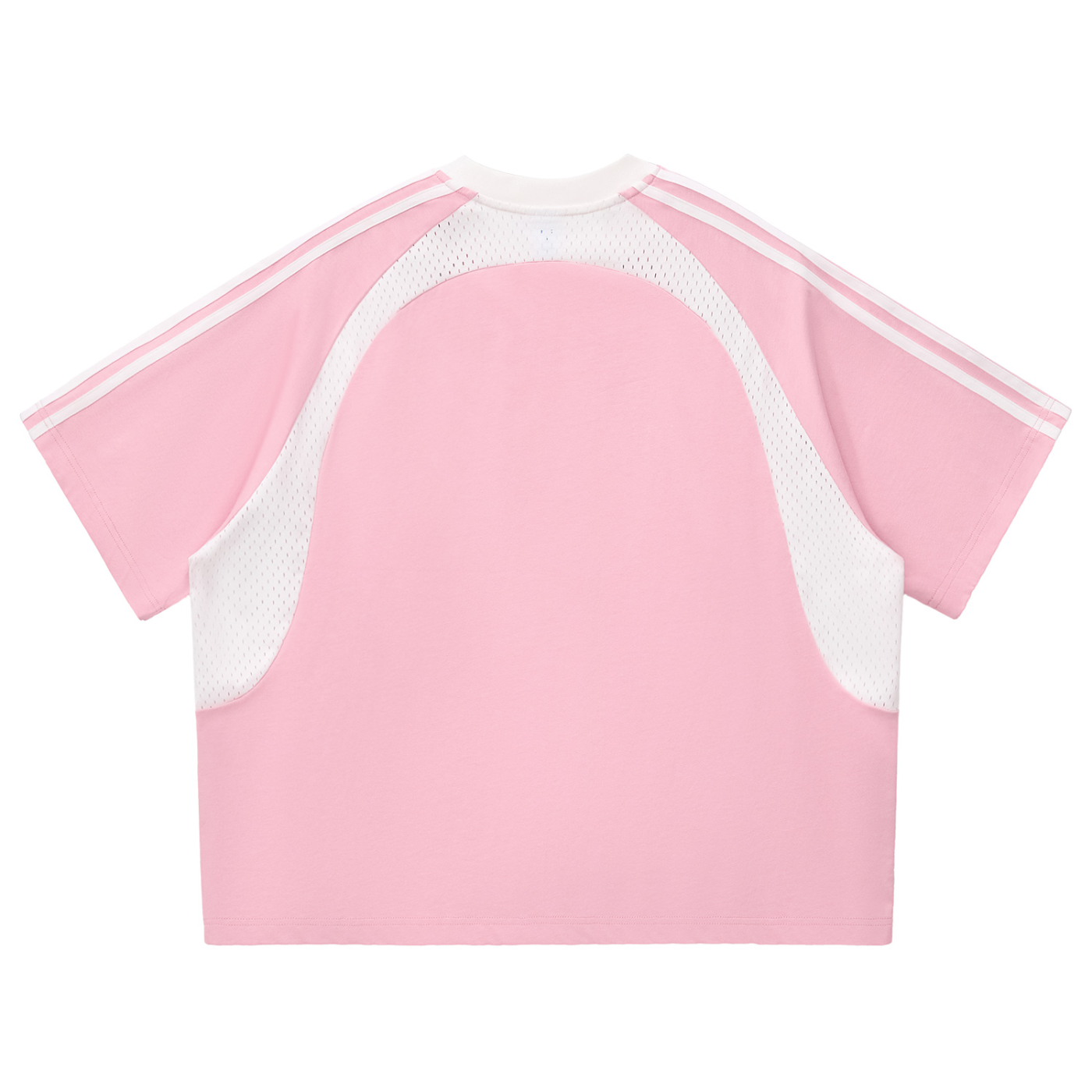 Striped Fly Immigrants Panel Mesh Shirt