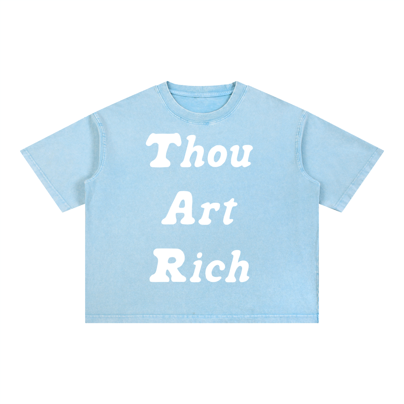 Thou Art Rich Mineral Wash Shirt