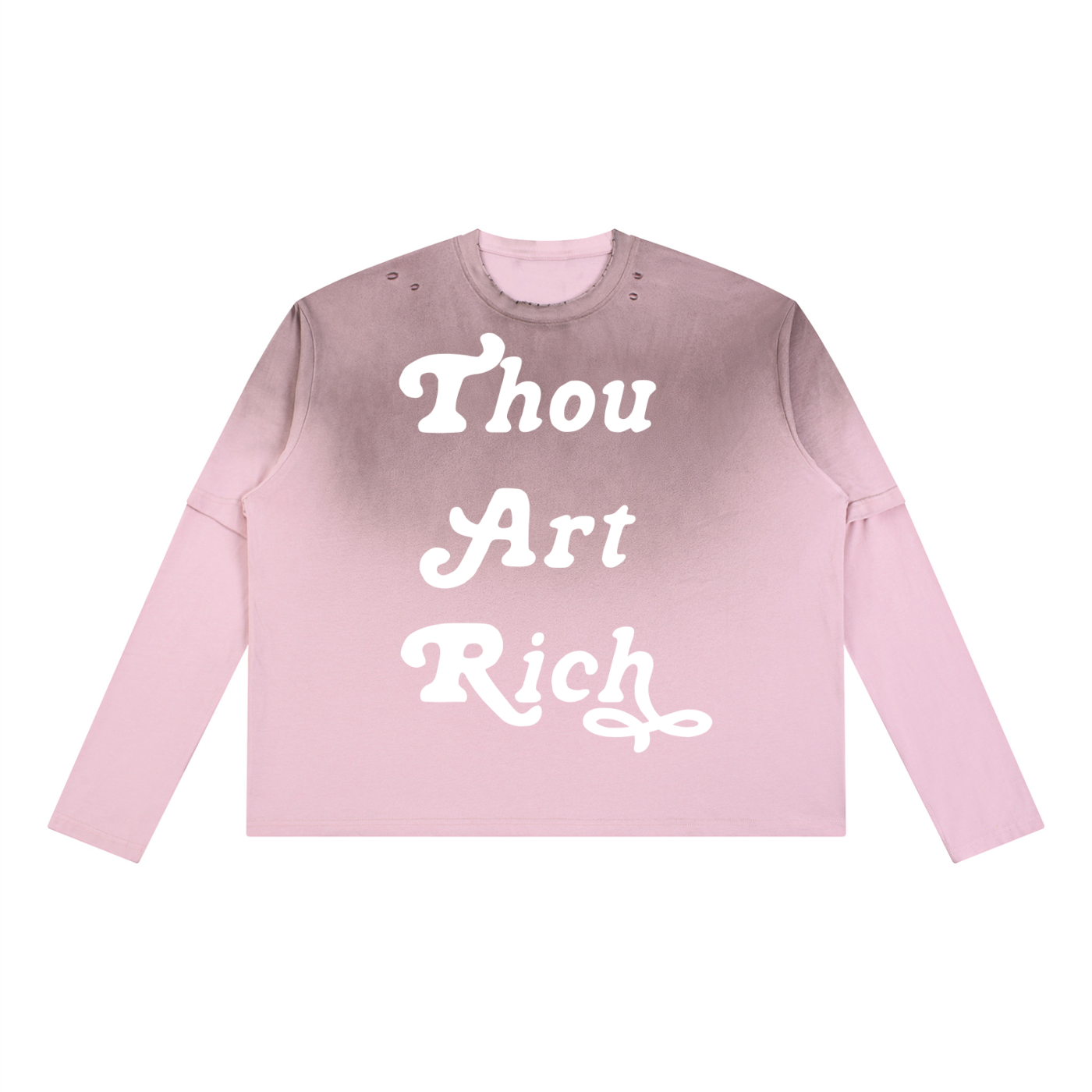 Thou Art Rich Vintage Wash Long Sleeve