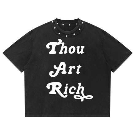 Studded Thou Art Rich Shirt