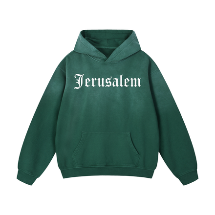 Jerusalem Citadel Hoodie (WHITE TEXT)