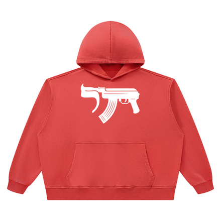 Draco Chai Boxy Heavyweight Vintage Wash Hoodie