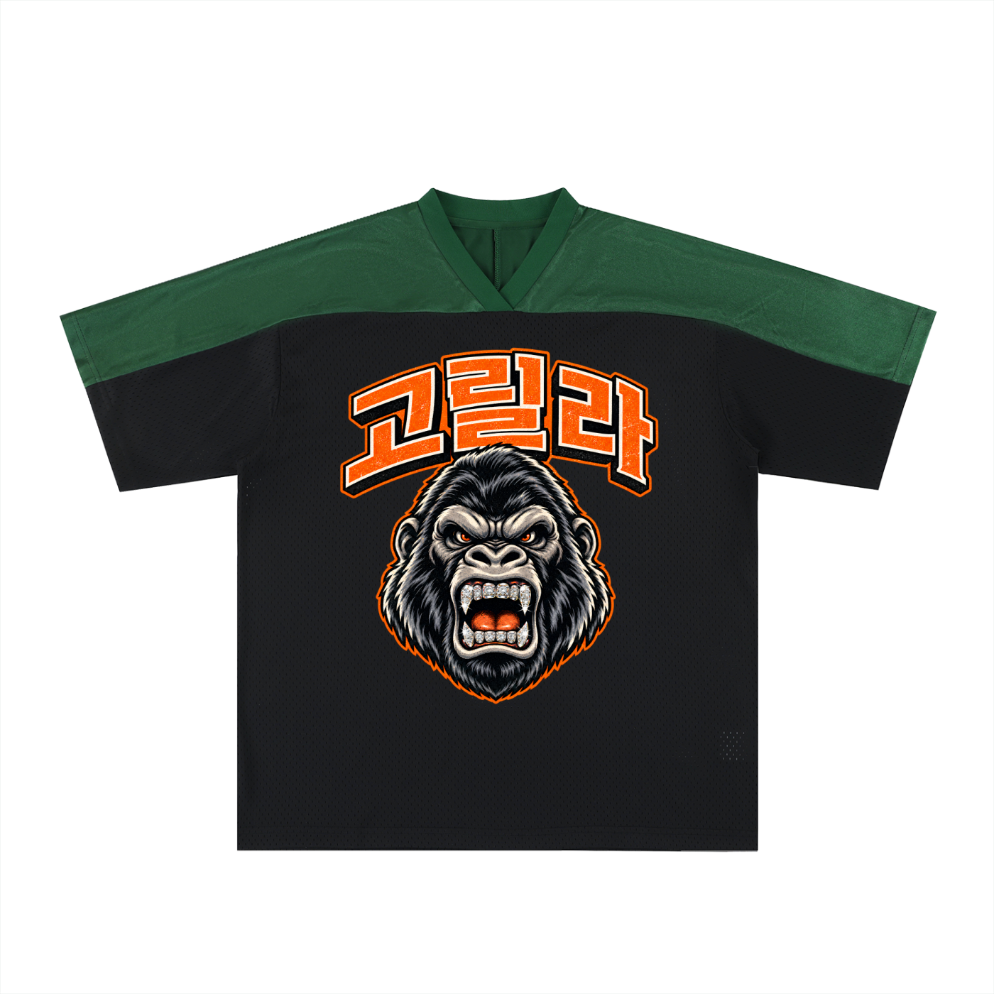 Korean University Oversized Mesh Jersey
