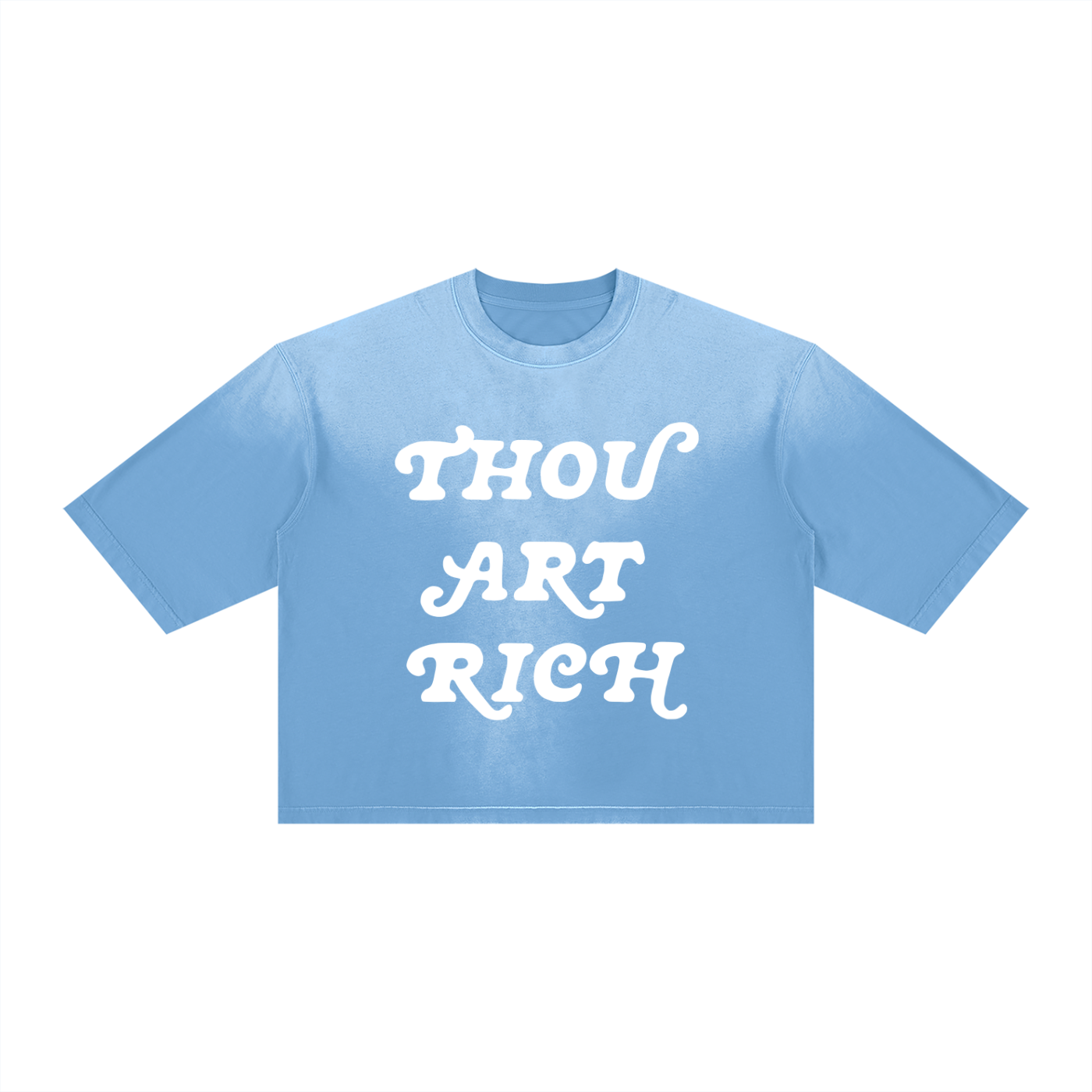 Thou Art Rich Boxy Shirt