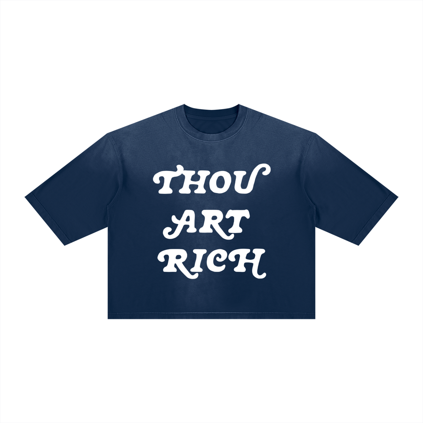 Thou Art Rich Boxy Shirt