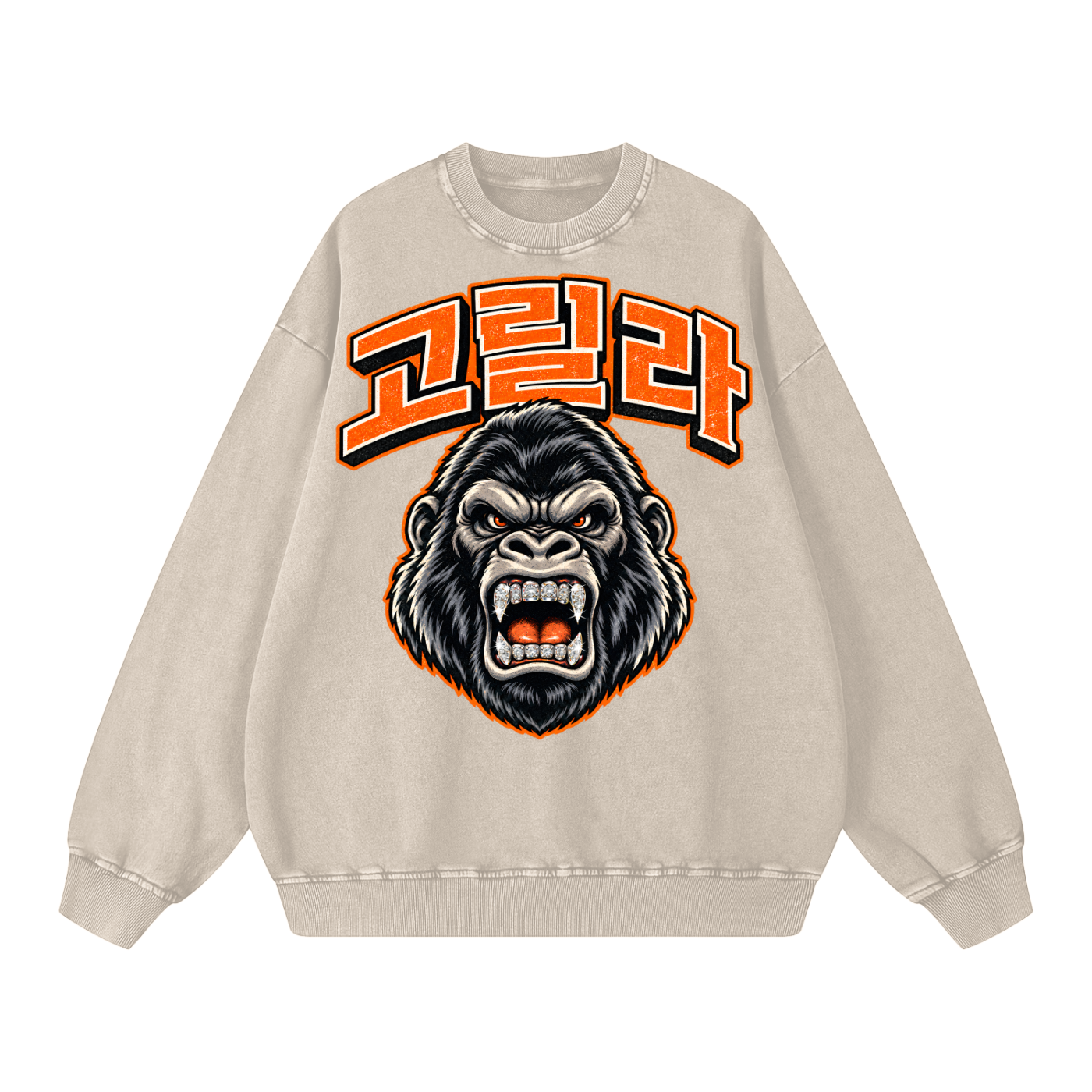 Korean University Crew Neck
