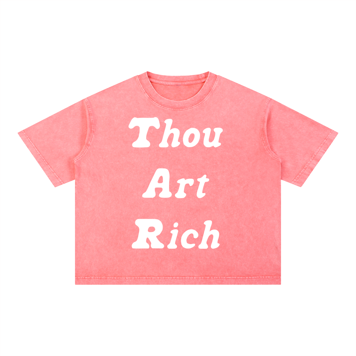 Thou Art Rich Mineral Wash Shirt