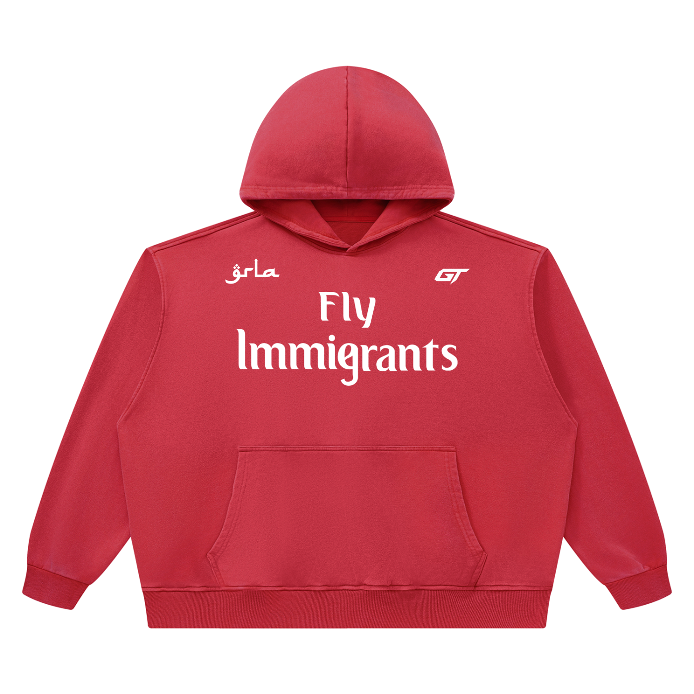 Fly Immigrants Vintage Hoodie