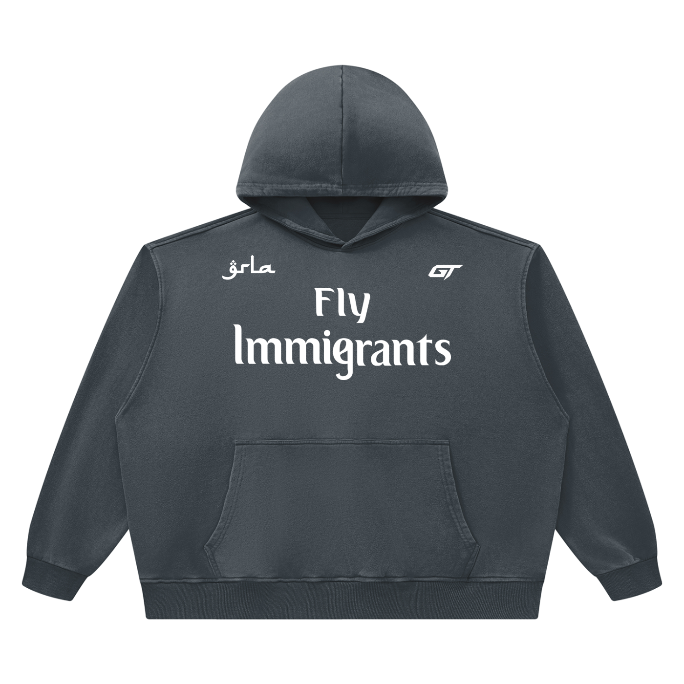 Fly Immigrants Vintage Hoodie