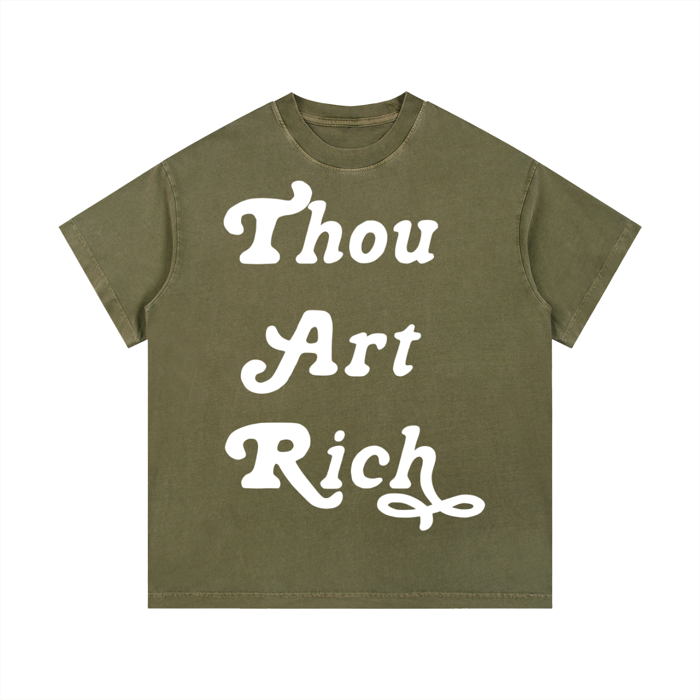 Thou Art Rich Vintage Wash T-Shirt