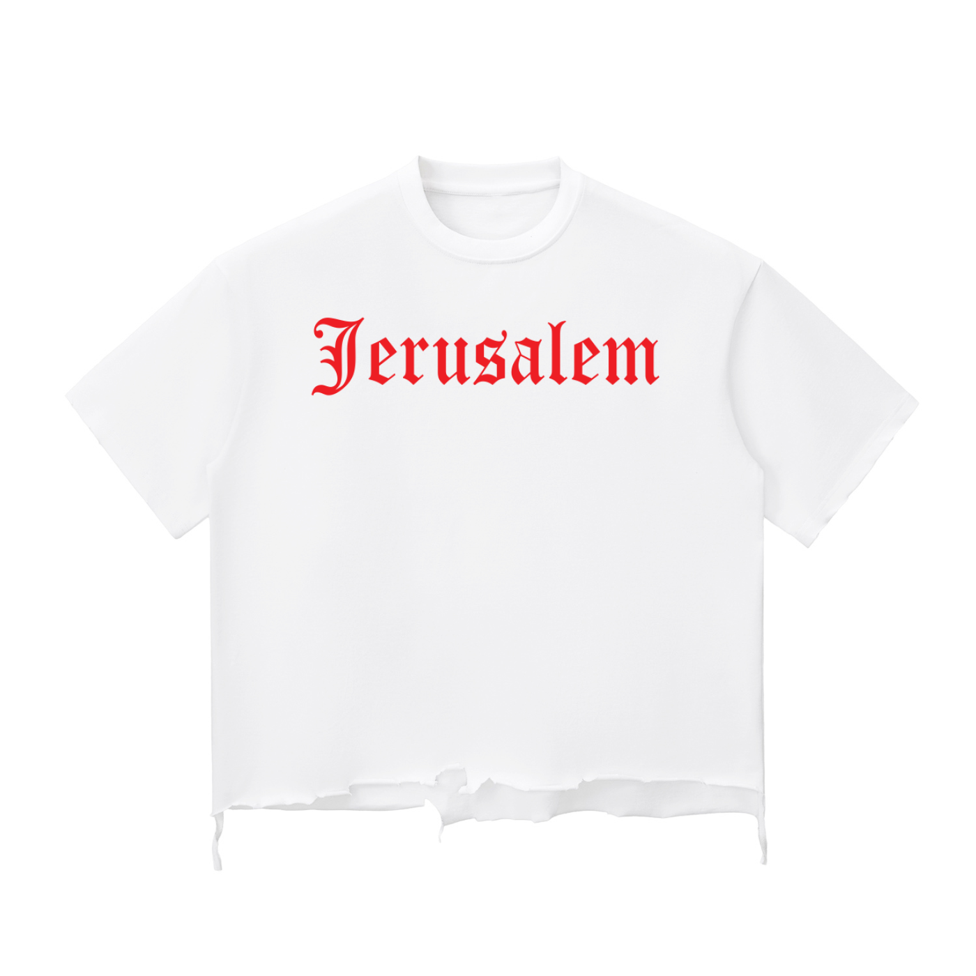 Jerusalem Citadel Raw Hem Shirt